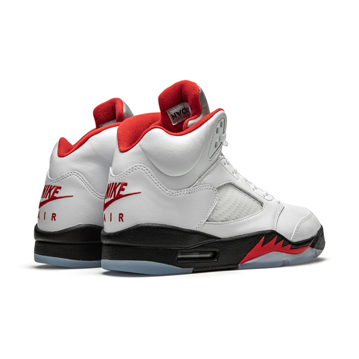 Air Jordan 5 - Fire Red Silver Tongue