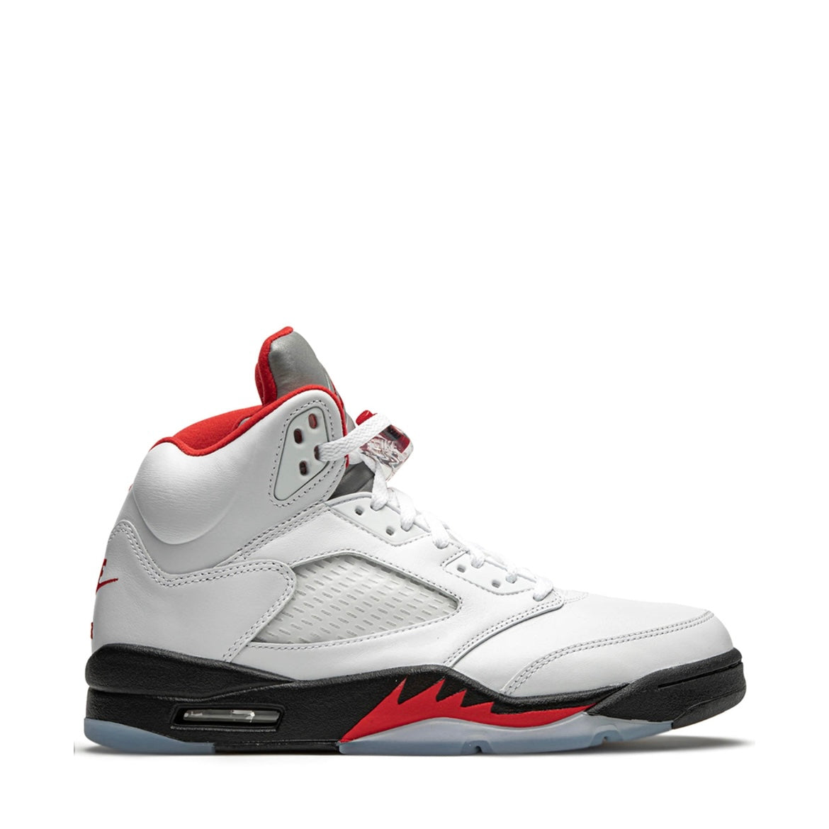 Air Jordan 5 - Fire Red Silver Tongue